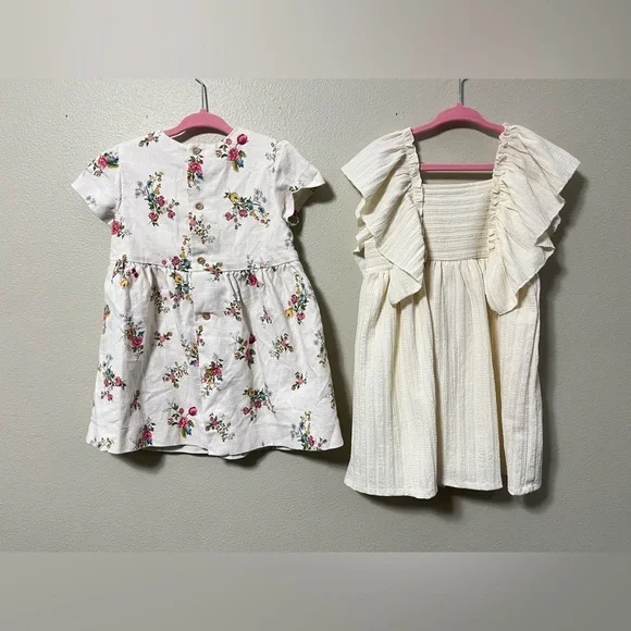 ZARA Kids Dress Toddler Girl  bundle of two Sz 3-4 yesrs - Picture 2 of 6
